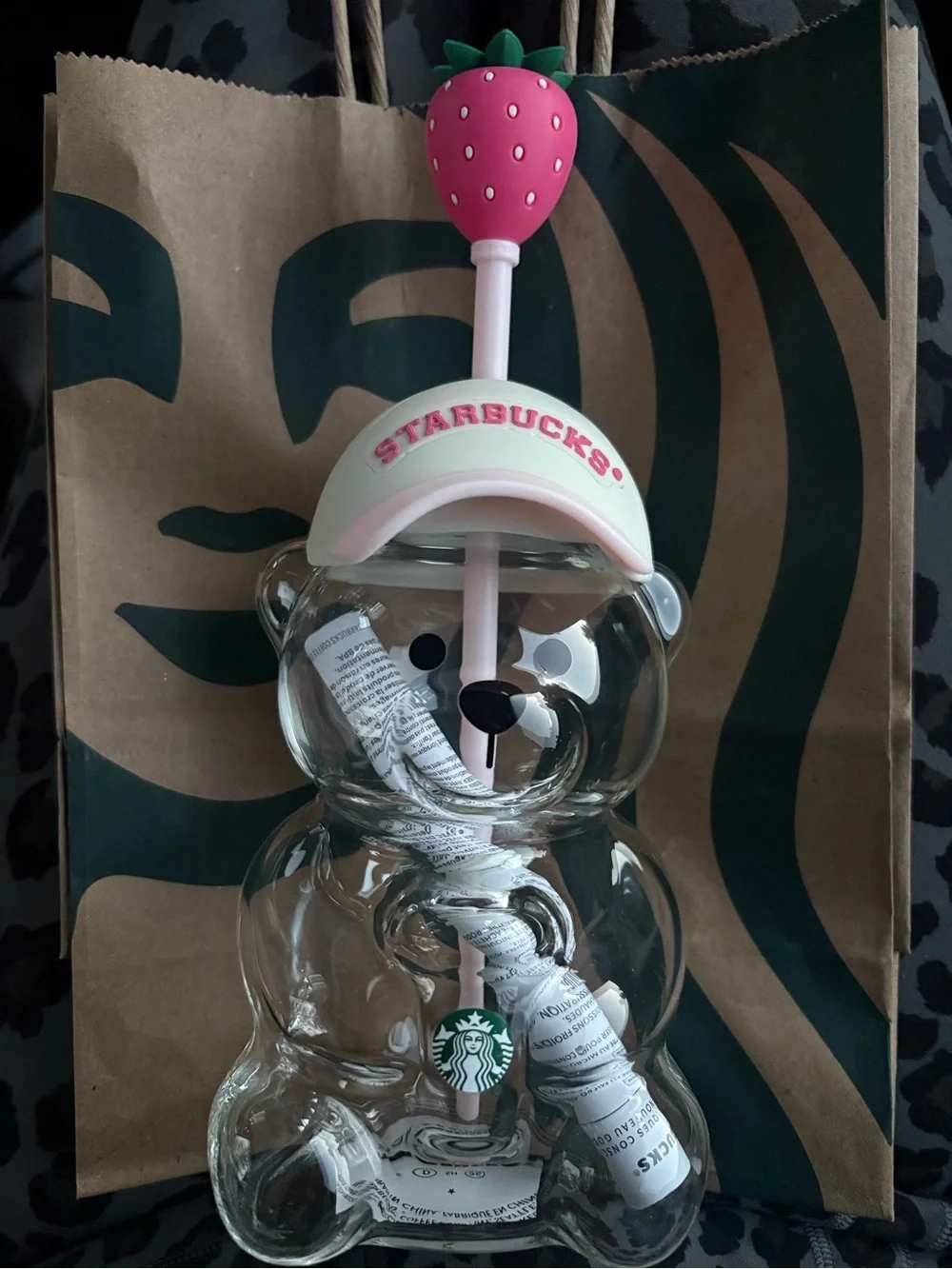 Starbucks teddy bear cup